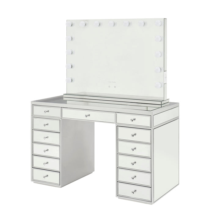 MIROIR RECTANGLE BLUETOOTH AVEC ENCEINTE ET LED 110x20x80 cm