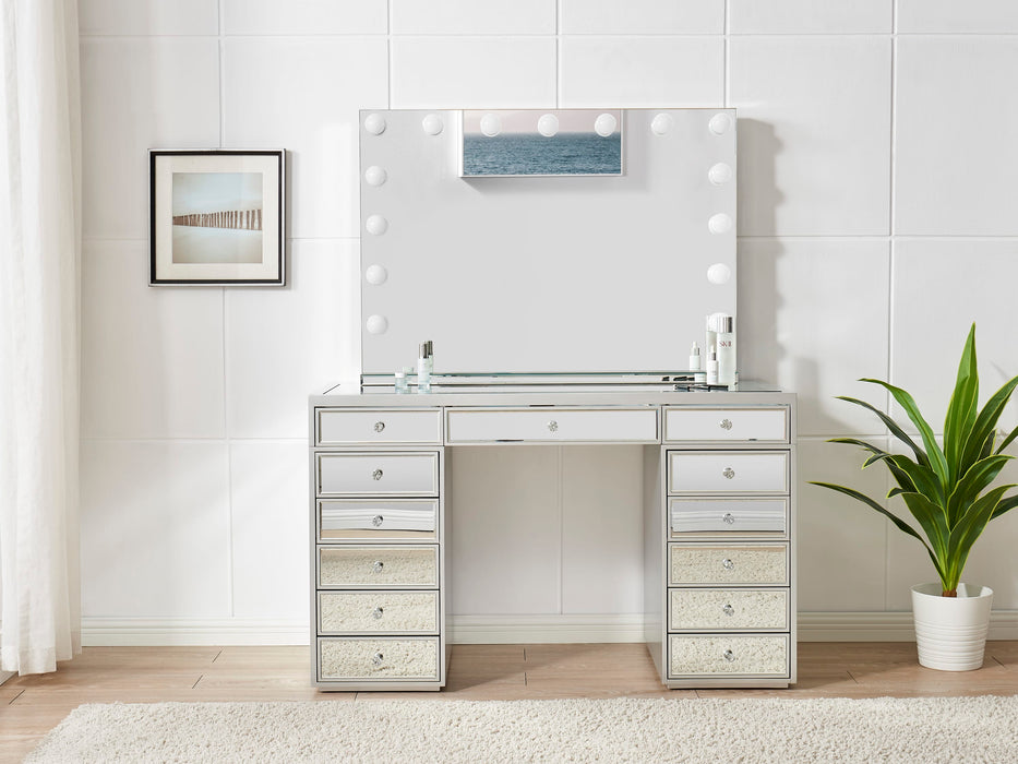 MIROIR RECTANGLE BLUETOOTH AVEC ENCEINTE ET LED 110x20x80 cm - image 5