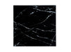 TABLE BASSE ALINA METAL NOIR VERRE MARBRE NOIR 80X80X45CM - image 3