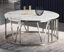 Table Basse ATMOS Chrome et plateau en verre - image 1