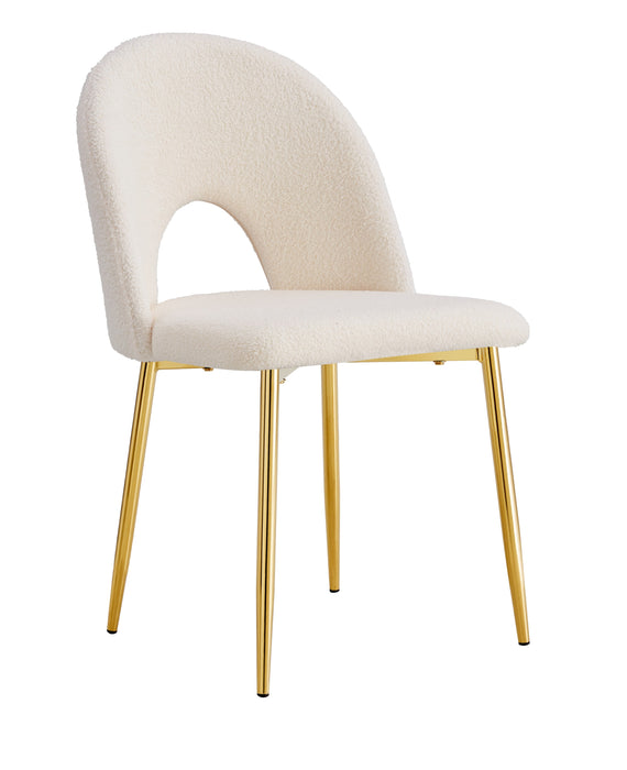 CHAISE TEDDY DOUDOU BEIGE PIED GOLD - image 1