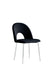 CHAISE TEDDY NOIR PIED CHROME - image 1