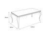 Table basse BAROQUE Gold 120x60x45 cm - image 3