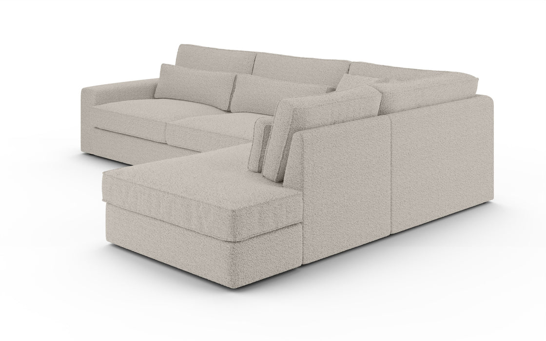 CANAPE LE BRISTOLA ANGLE DROIT DOUDOU BOUCLE 315X230cm - image 3
