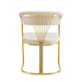 CHAISE AVEC ACCOUDOIR BRITTANY GOLD VELOURS BEIGE - image 4