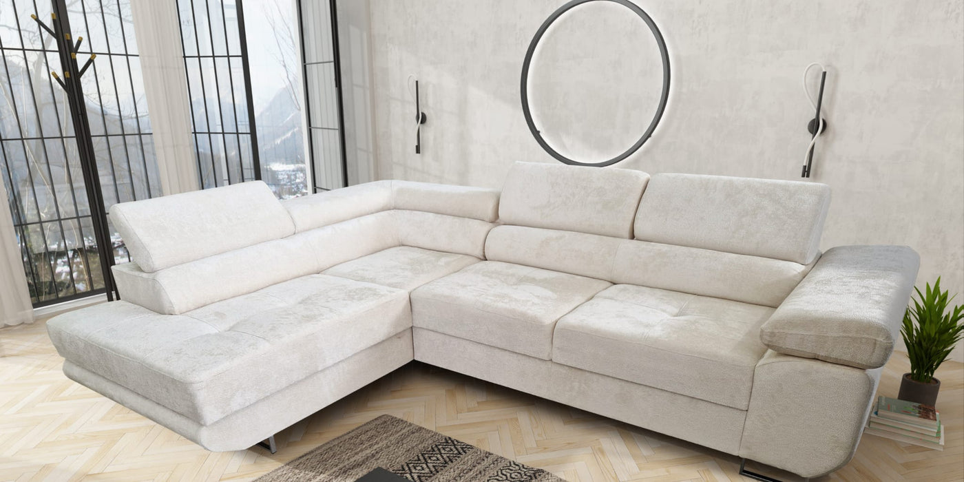 CANAPE TOULOUSE ANGLE GAUCHE DOUDOU BOUCLE 275x205cm - image 2