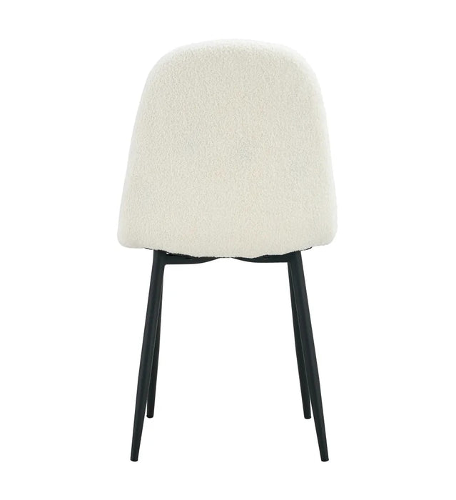 CHAISE SCANDINAVE PIED NOIR MOLLETONNE DOUDOU - image 3