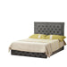 Cadre de lit ROMA velours 140x190cm - image 2