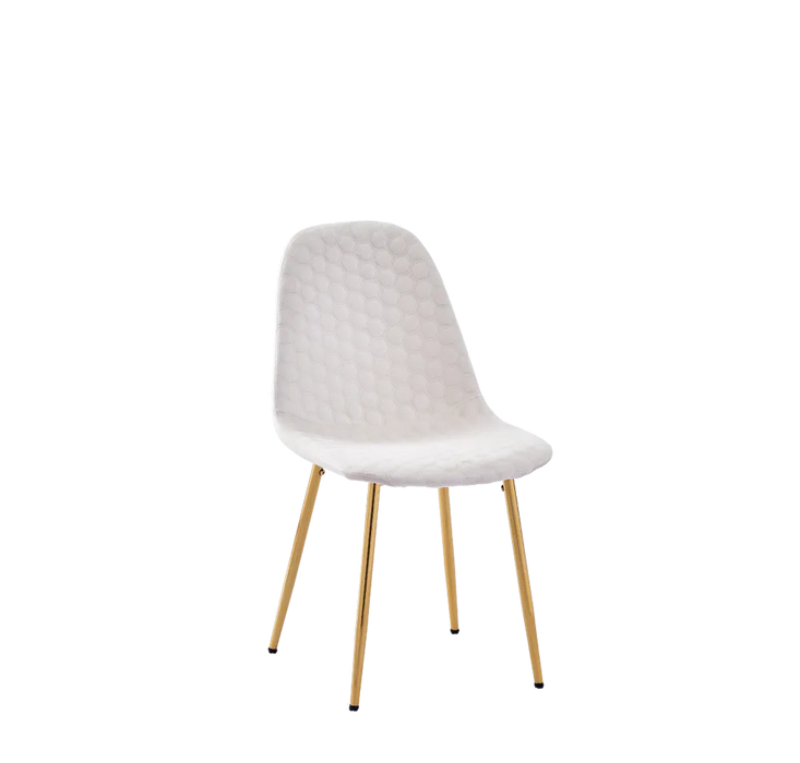 Chaise Scandinave ALVEOLE Gold beige