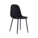 Lot de 4 chaises Scandinave ALVEOLE Métal noir - image 1