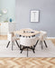 TABLE REPAS VENDOME PLATEAU EN BOIS AVEC 4 CHAISES EN VELOURS B - image 2