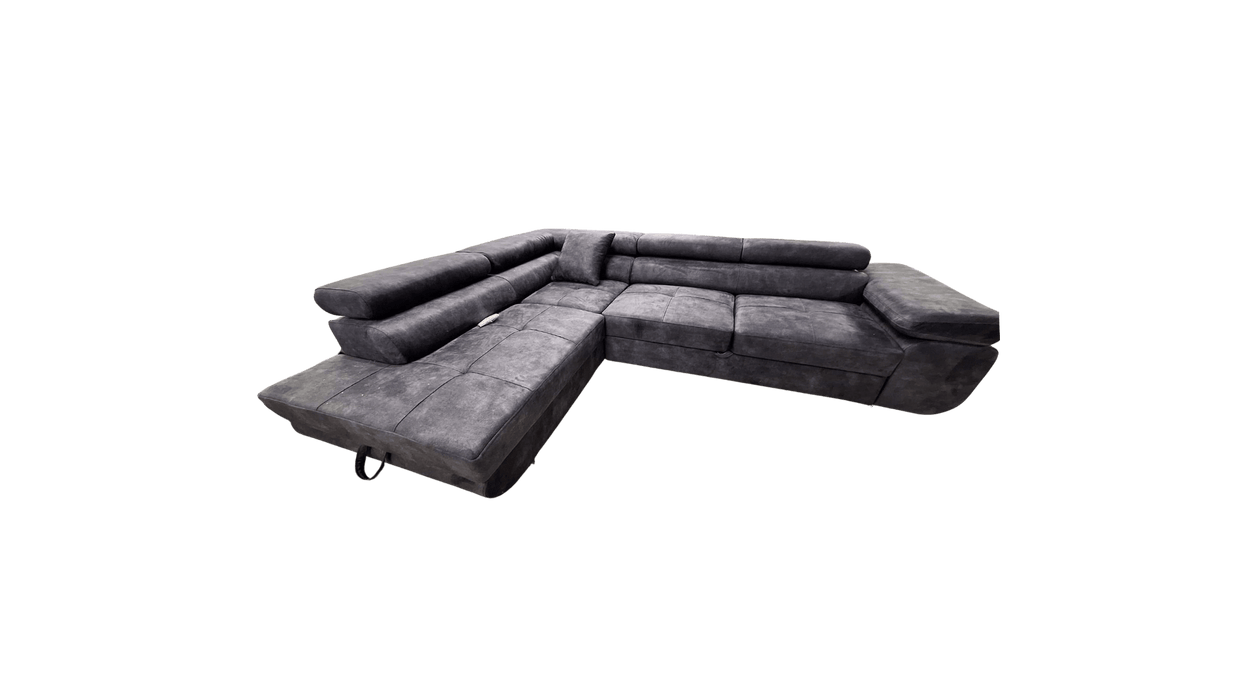 CANAPE TOULOUSE ANGLE GAUCHE GRIS ANTHRACITE 275x202cm - image 2