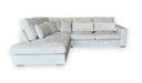 CANAPE MARBELLA ANGLE GAUCHE TISSUS LIGHT GRIS 315X230cm - image 1