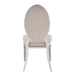 CHAISE MEDAILLON CAPITONNEE CHROME VELOURS MOKA - image 3