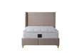 LIT COFFRE VENUS COTELE TAUPE 140X190CM - image 1