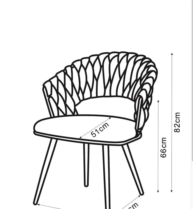 CHAISE CAROLINA PIEDS METAL NOIR VELOURS BEIGE - image 4