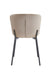 CHAISE HAILEY PIED METAL NOIR ASSISE MOKA - image 3
