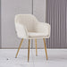 Chaise Chic KANVAS en velours pieds Gold beige