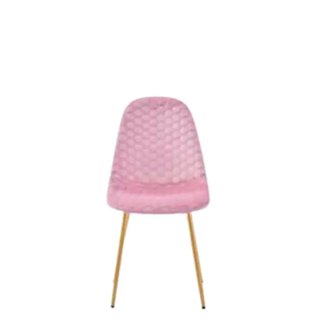 Chaise Scandinaves ABEILLE Gold rose