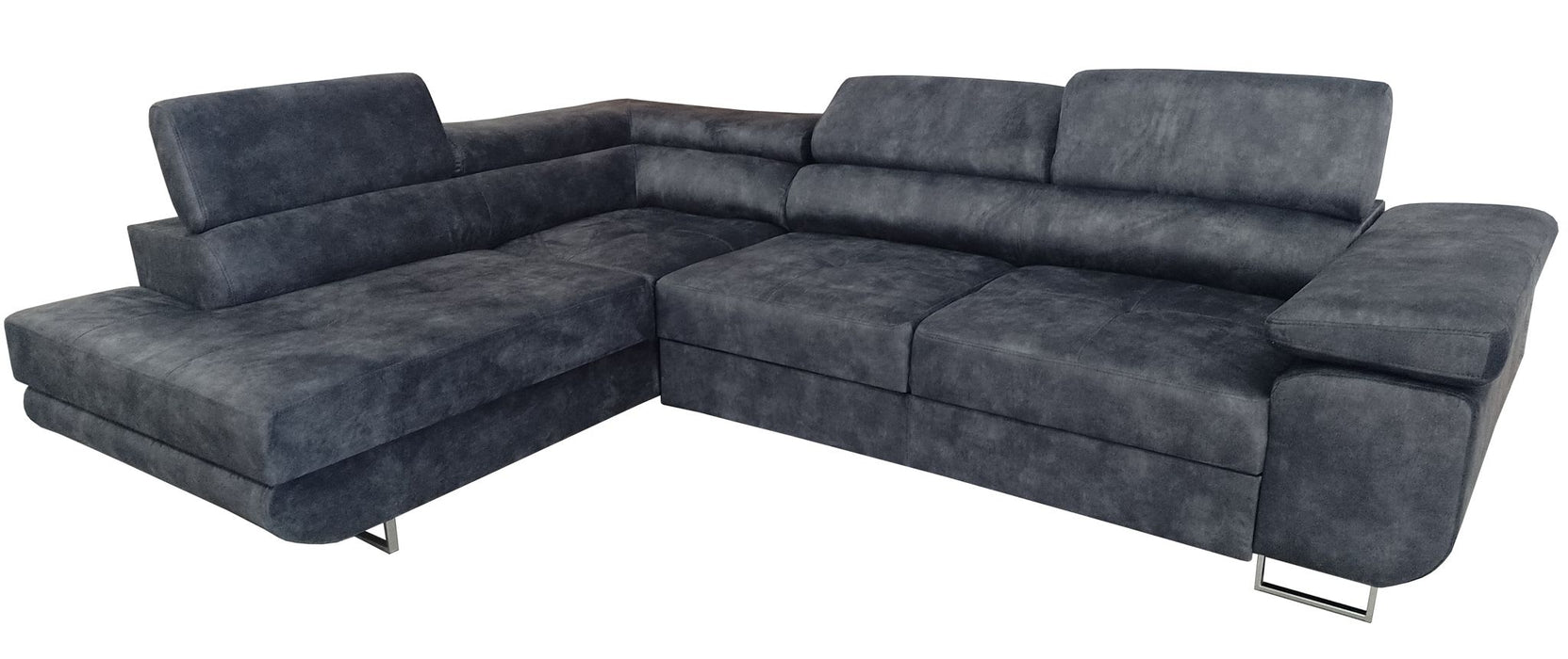 CANAPE TOULOUSE ANGLE GAUCHE GRIS ANTHRACITE 275x202cm - image 1