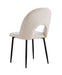 CHAISE TEDDY BEIGE PIED METAL NOIR - image 3