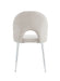 CHAISE TEDDY CHENILLE MOKA PIED CHROME - image 3