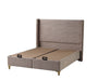 LIT COFFRE VENUS COTELE TAUPE 140X190CM - image 3