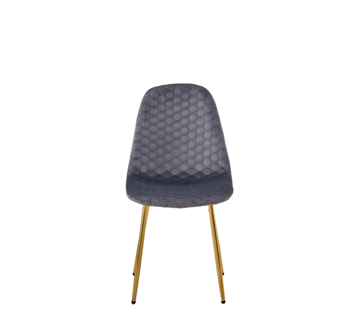 Chaise Scandinave ALVEOLE Gold anthracite