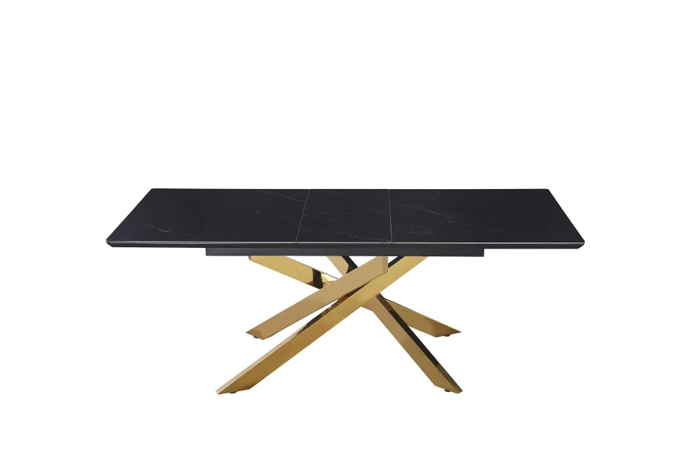 Table extensible AGATHE Gold plateau Céramique - image 2