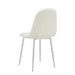 CHAISE SCANDINAVE CHROME DOUDOU - image 2
