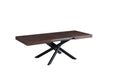 TABLE EXTENSIBLE A RALLONGE BALNI EN NOYER 140/220 - image 2