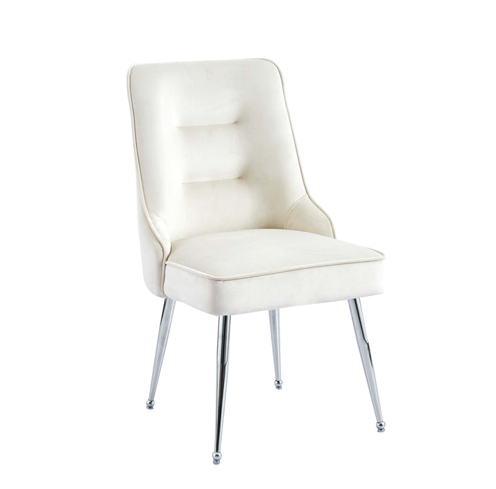 CHAISE ZIP CHROME VELOURS BEIGE - image 2