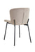 CHAISE HAILEY PIED METAL NOIR ASSISE MOKA - image 2