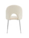 CHAISE TEDDY DOUDOU BEIGE PIED CHROME - image 3
