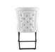 CHAISE GABRIELLE METAL NOIR VELOURS ECRU - image 3