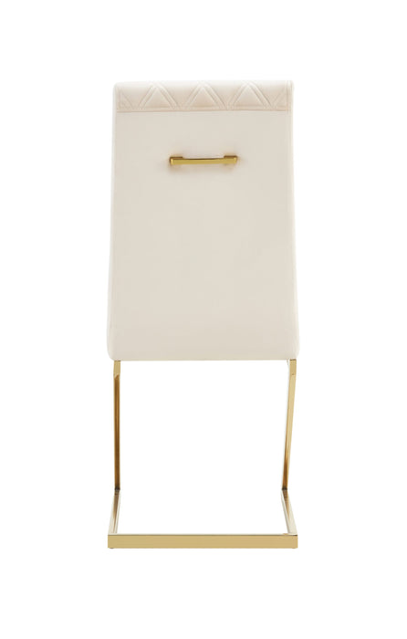 CHAISE COCOMAT MATELASSEE GOLD VELOURS BEIGE - image 2