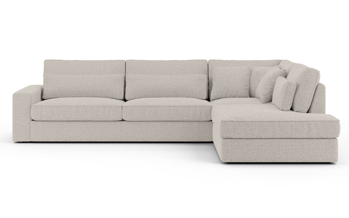 CANAPE LE BRISTOLA ANGLE DROIT DOUDOU BOUCLE 315X230cm - image 1
