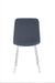 CHAISE ELISA PIED CHROME VELOURS ANTHRACITE - image 3