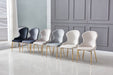 CHAISE HILTON GOLD VELOURS NOIR - image 2
