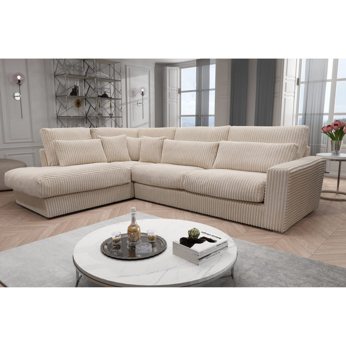 AMBERT-AG-EC (CANAPE AMBERT ANGLE GAUCHE TISSUS LAPIN ECRU) 320x230 - image 1