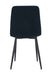 CHAISE ELISA PIED METAL NOIR VELOURS NOIR - image 3