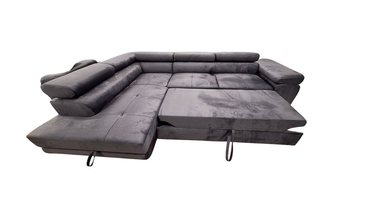 CANAPE TOULOUSE ANGLE GAUCHE GRIS ANTHRACITE 275x202cm - image 3