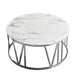 Table Basse ATMOS Chrome et plateau en verre - image 1