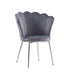 CHAISE NYMPHEA CHROME VELOURS SILVER - image 1