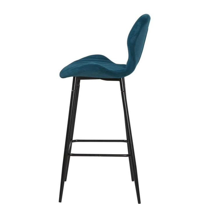 TABOURET DE BAR PRADO BLEU CANARD - image 3
