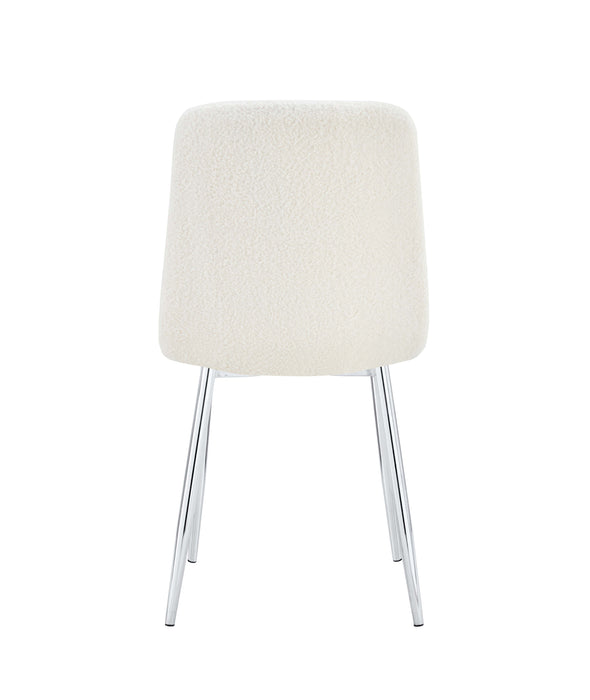 CHAISE ELISA PIED CHROME DOUDOU - image 3