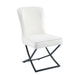 CHAISE GABRIELLE METAL NOIR VELOURS ECRU - image 2