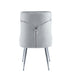 CHAISE ZIP CHROME VELOURS GRIS - image 3