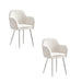 Lot de 2 chaises Chic KANVAS en velours pieds Chromés - image 1