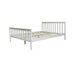 LIT BATNA EN BOIS BLANC 140x190cm - image 2